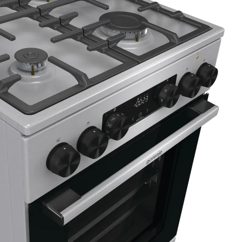 Aragaz Mixt Gorenje GKS5C71XF, Oțel inoxidabil