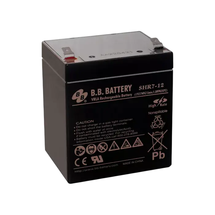 Аккумулятор для ИБП B.B. SHR7-12, 1..