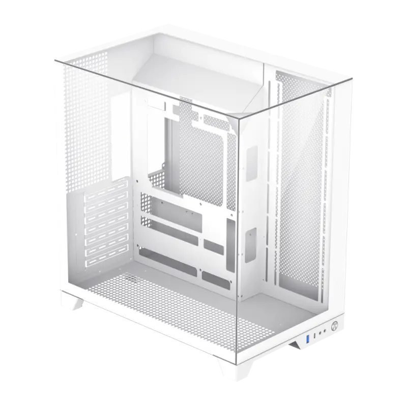 Carcasă PC Gamemax Infinity Plus, Midi-Tower, Fără PSU, Alb