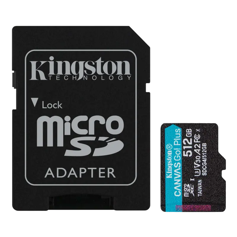 Cumpara  Suporturi de stocare - Card de Memorie Kingston Canvas Go! Plus, 512..