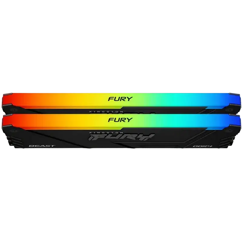 Memorie RAM Kingston FURY Beast RGB, DDR4 SDRAM, 3600 MHz, 64GB, KF436C18BB2AK2/64