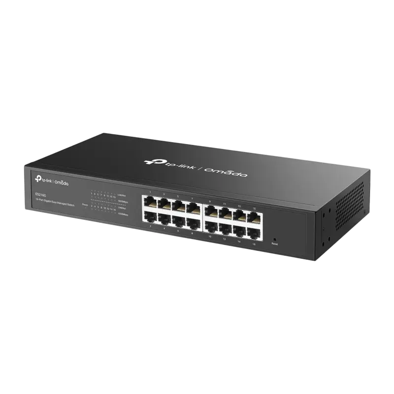 Сетевой коммутатор TP-LINK ES216G, 16x 10/100/1000 Мбит/с