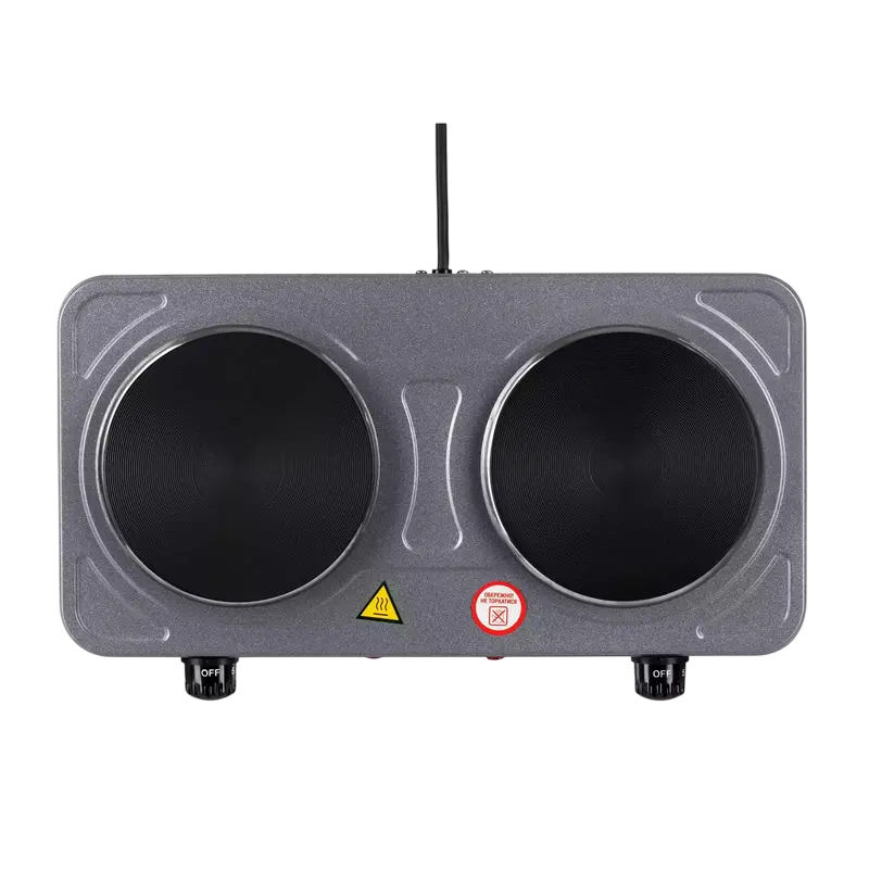 Электрическая настольная плита Ardesto ECS-J220G, Серый