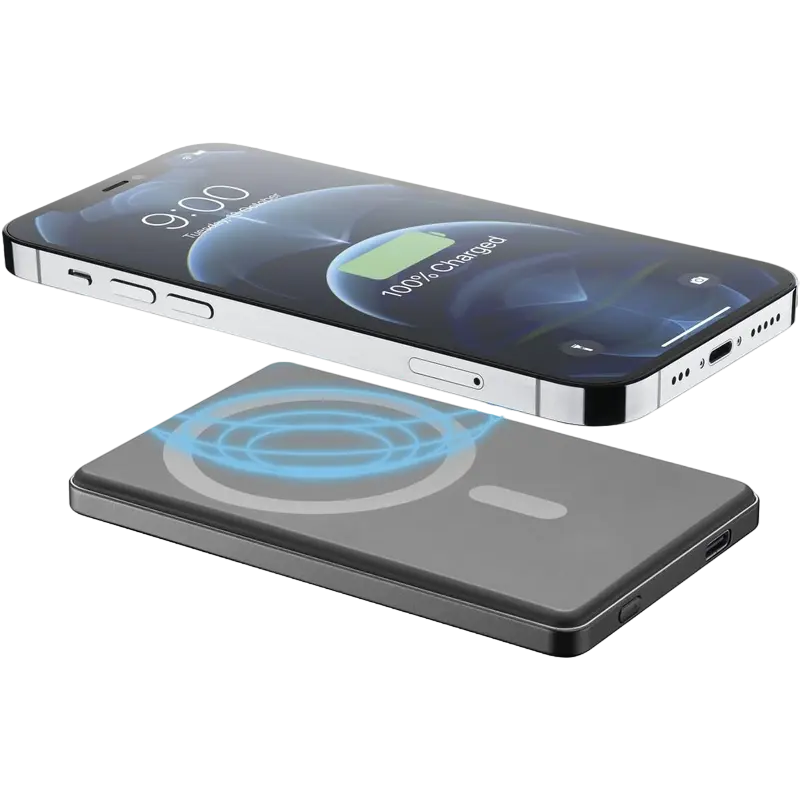 Încărcător portabil Cellularline MAG LITE 5000mAh, Gri