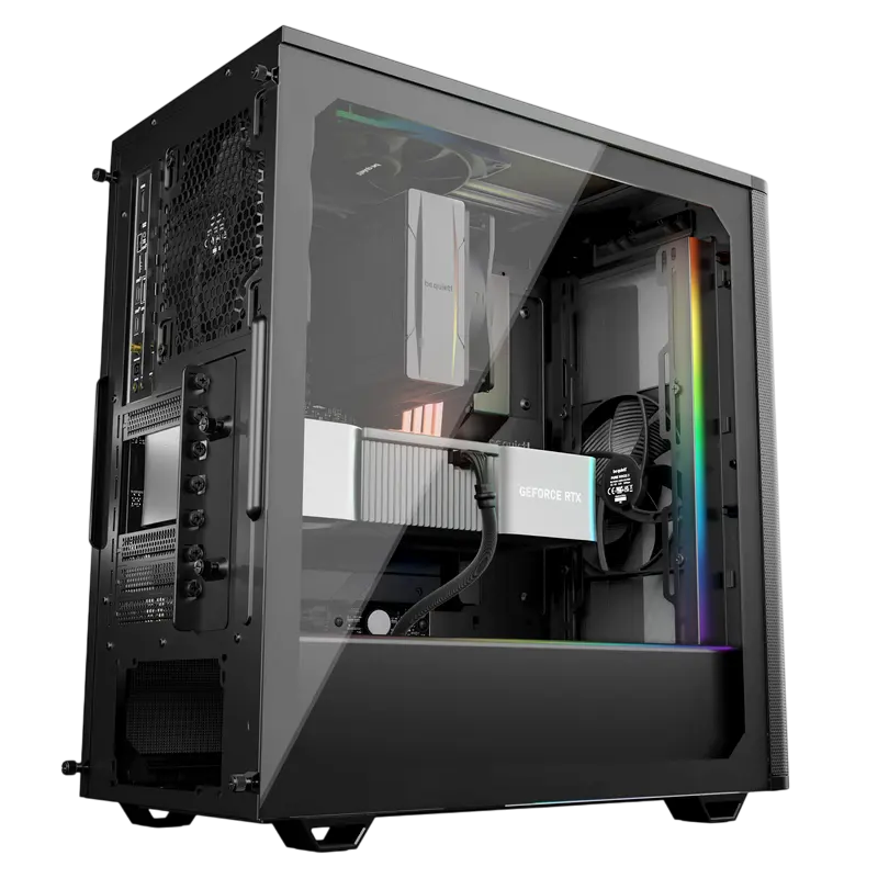 Компьютерный корпус be quiet! Pure Base 501 DX, Midi-Tower, Без блока питания, Чёрный