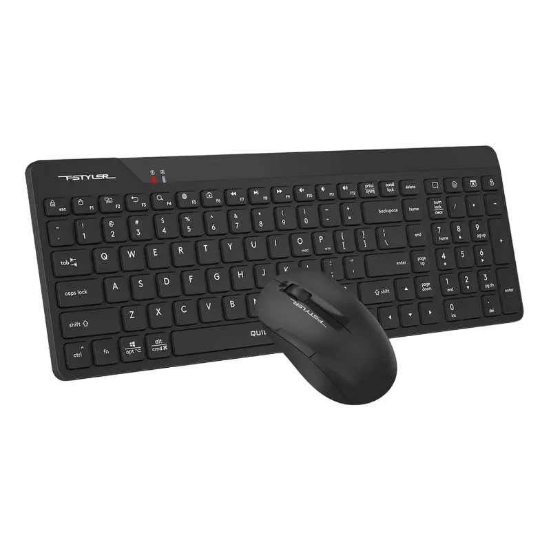 Клавиатура и мышь A4Tech FG2300 Air, Беспроводное, Чёрный | Серый