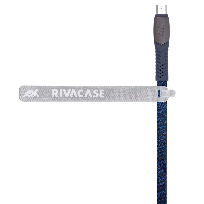 Cablu încărcare și sincronizare Rivacase PS6102 BL12, USB Type-A/USB Type-C, 1,2m, Albastru