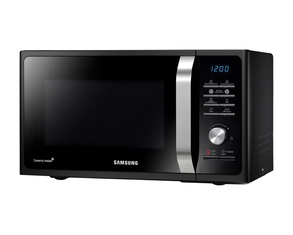 Cuptor cu microunde Samsung MS23F301TAK/OL, Negru