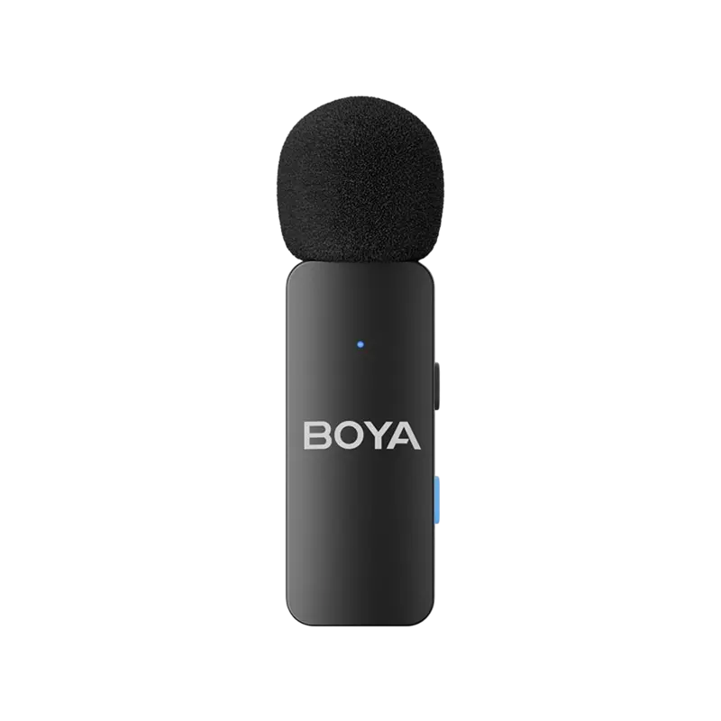 Microphone Wireless Boya BY-V4 + Charging Case (4 mic) 4VU Black (Type C)