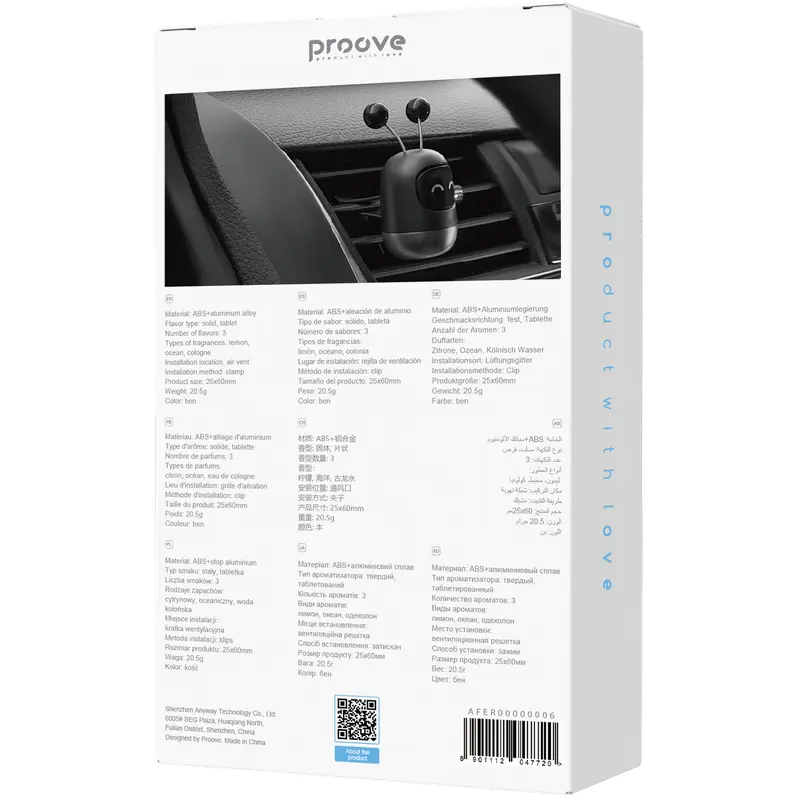 Odorizant Auto Car Fragrance Proove Emoji Robot Happy