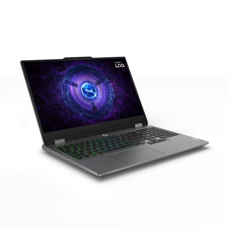 Laptop Gaming 15,6" Lenovo LOQ 15IRX9, Luna Grey, Intel Core i7-13650HX, 24GB/1024GB, Fără SO