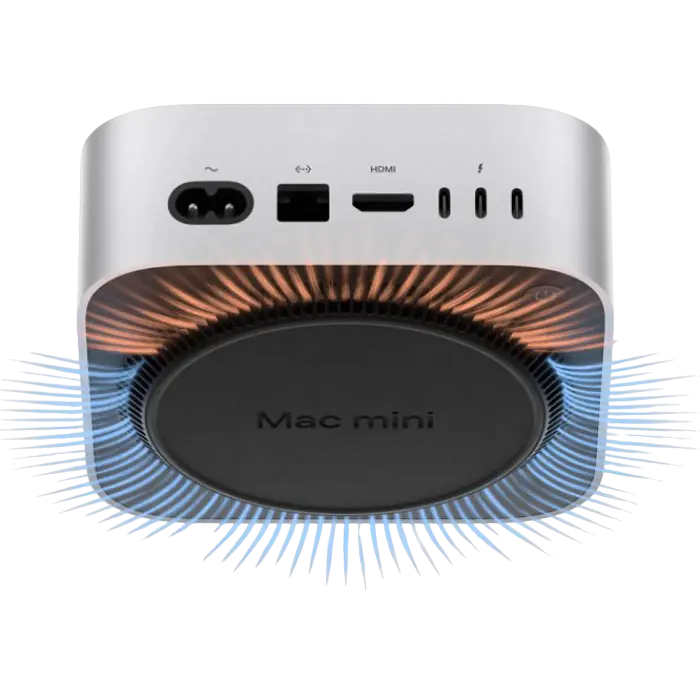 Sistem Desktop PC Apple Mac mini A3238, Mac mini, M4 with 10-core CPU and 10-core GPU, 16GB/256GB, M4 10-core GPU, macOS Sequoia