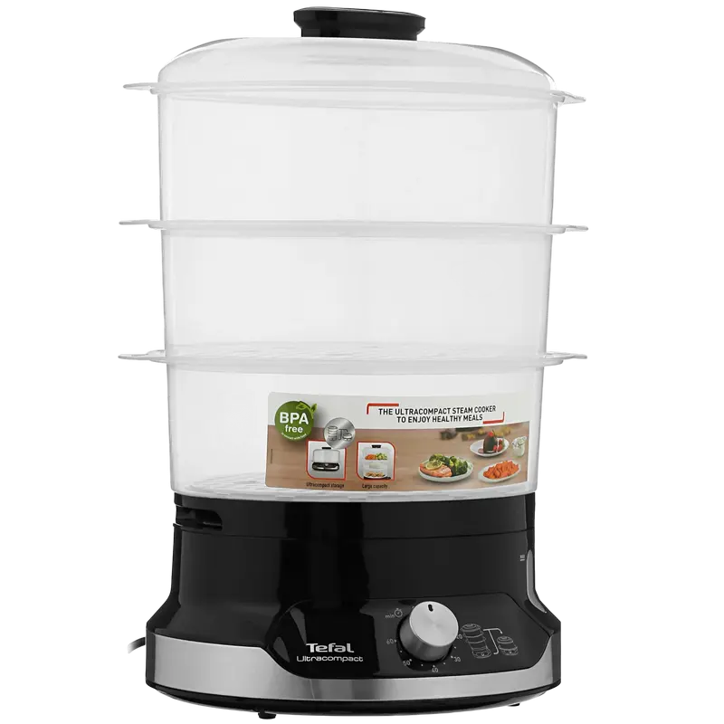 Пароварка Tefal VC204810, Чёрный