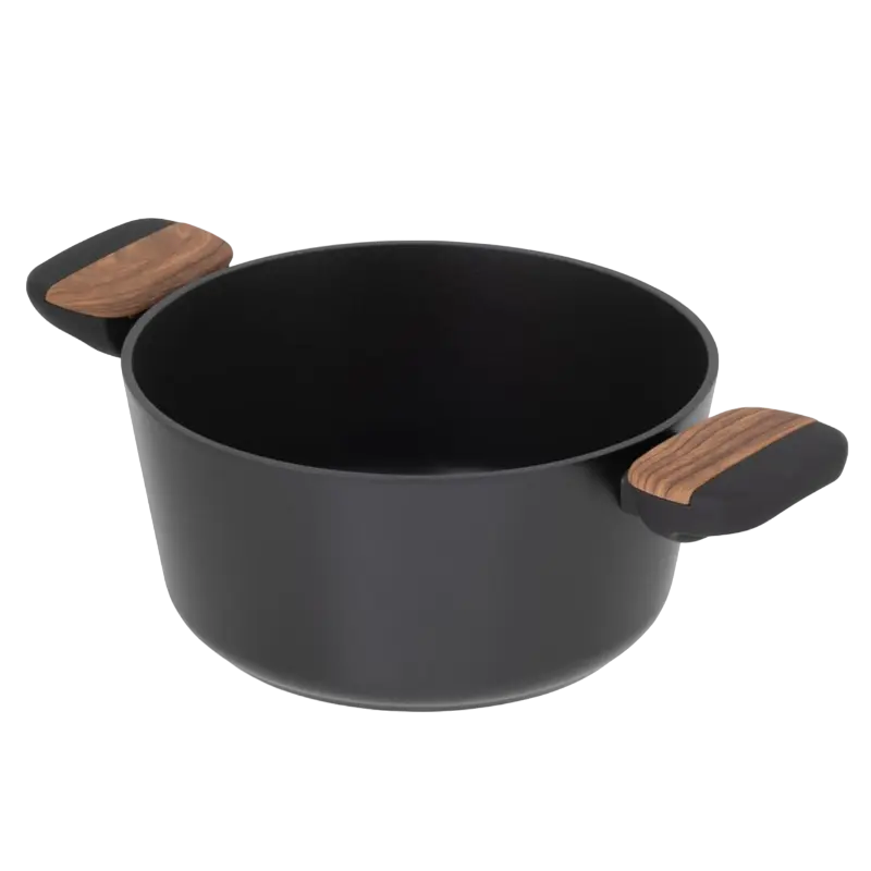 Tigaie RESTO 93187, 2.6l, 20cm, Negru, Maro