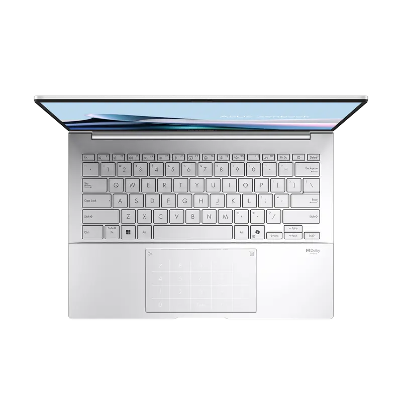 Ноутбук 14" ASUS Zenbook 14 OLED UX3405CA, Foggy Silver, Intel Core Ultra 9 285H, 16Гб/1024Гб, Без ОС
