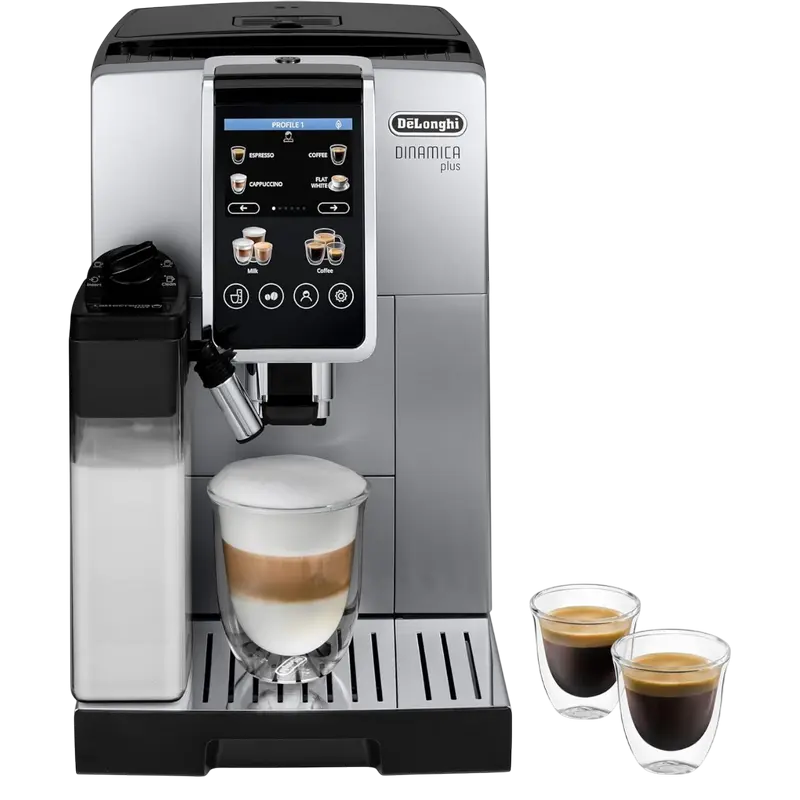 Aparat de cafea DeLonghi ECAM380.85.SB, Oțel inoxidabil