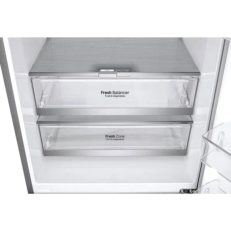 Холодильник LG GBF567PZCMB, DoorCooling+, Серый