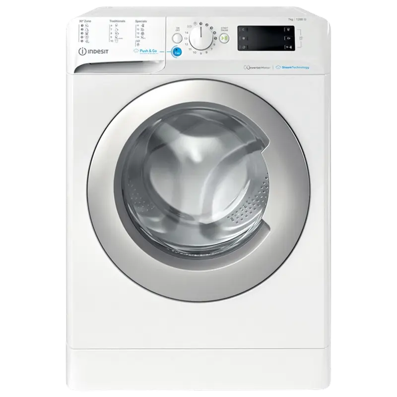 Mașină de spălat Indesit BWE 71295 X WSV EU, 7kg, Alb