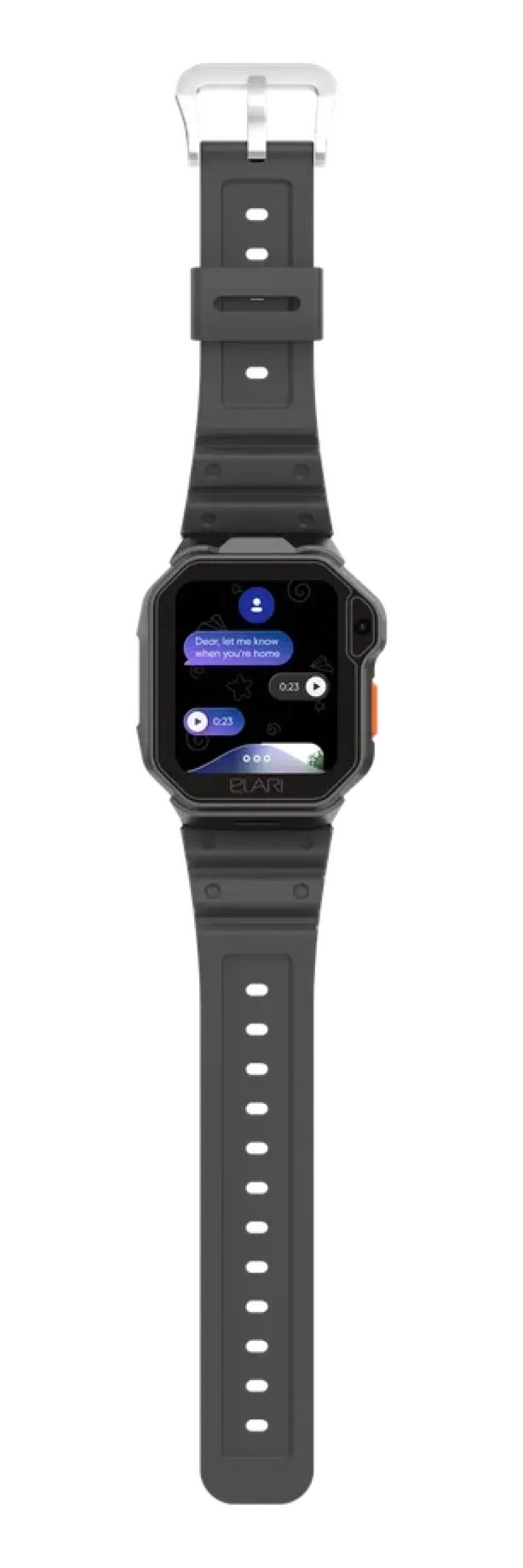 Ceasuri pentru copii Elari KidPhone Techno 4G, 44mm, Negru