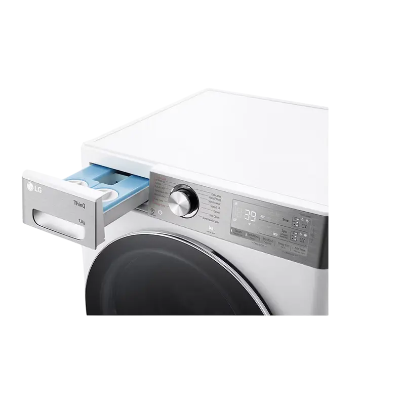 Mașină de spălat LG F4WR913P3WA, 13kg, Alb