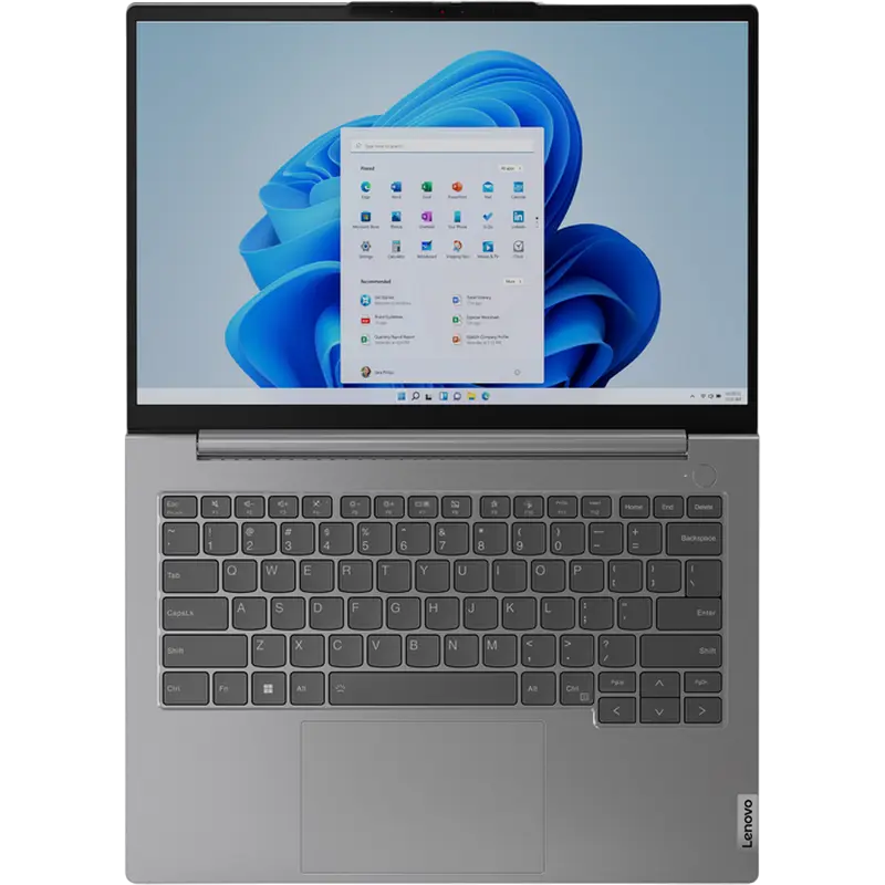 Laptop de afaceri 14" Lenovo ThinkBook 14 G7 IML, Gri Arctic, Intel Core Ultra 7 155H, 16GB/1024GB, Fără OS