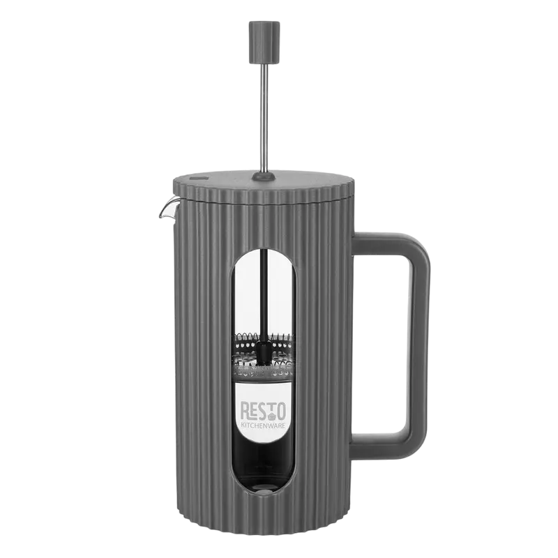 Cafetiera French Press RESTO 90535, 1L, Gri inchis