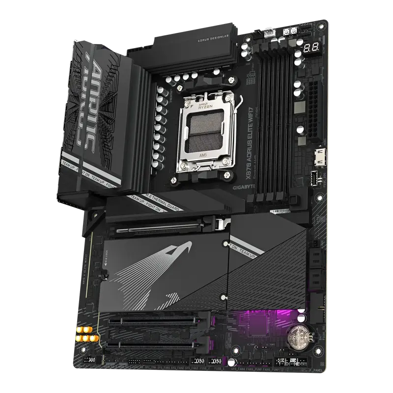 Placă de bază Gigabyte X870 A ELITE WIFI7, AM5, AMD X870, ATX