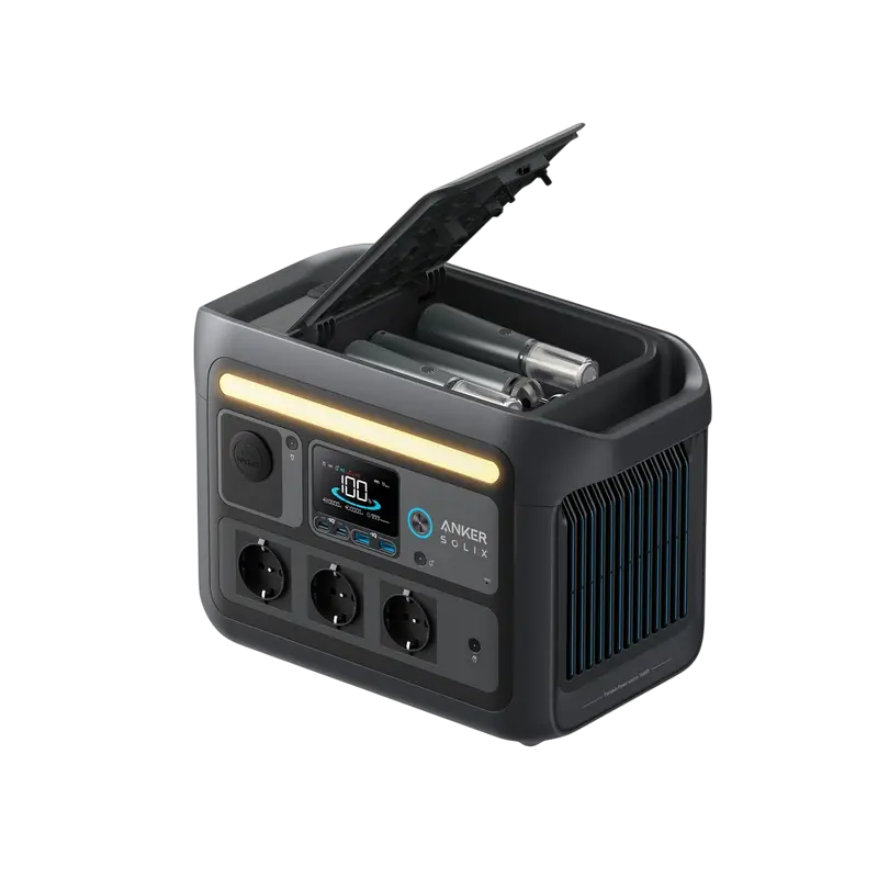 Зарядная станция Anker SOLIX C800X, 768 Вт, Чёрный, Портативная