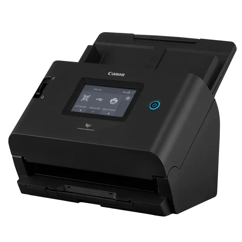 Scaner de documente cu alimentare automată Canon imageFORMULA DR-S350NW, A4, Negru