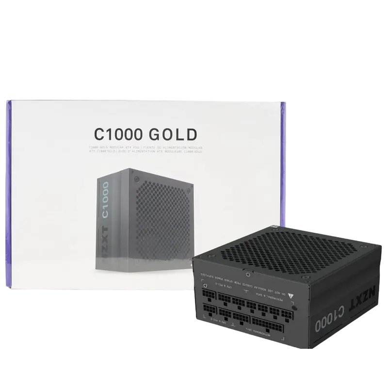 Sursa de alimentare pentru calculatoare NZXT C1000, 1000W, ATX, Complet modulară