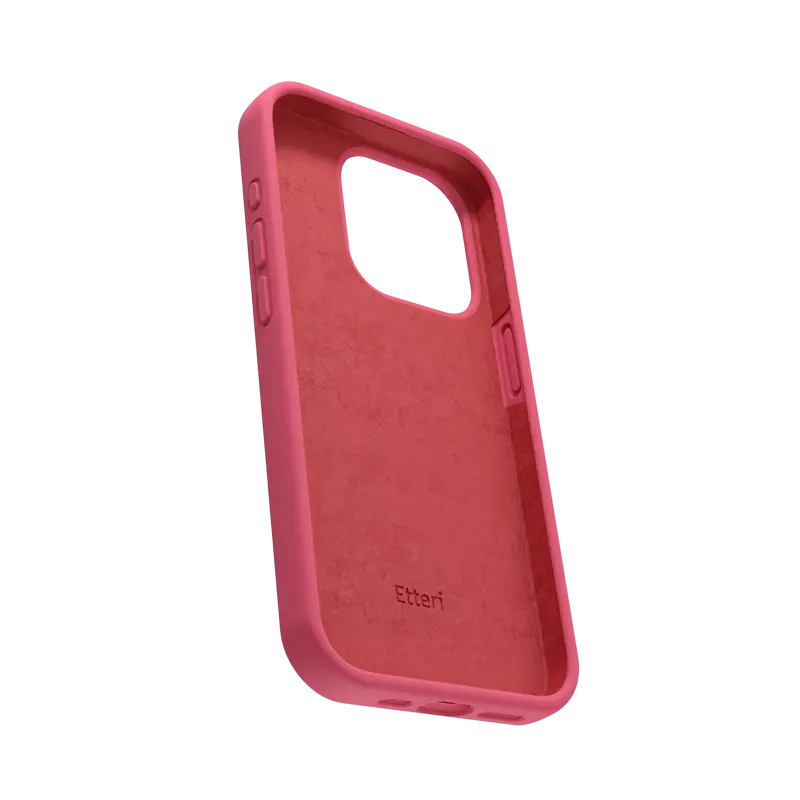 Чехол Etteri Silicone Mag для Apple iPhone 16 Pro Max, Raspberry