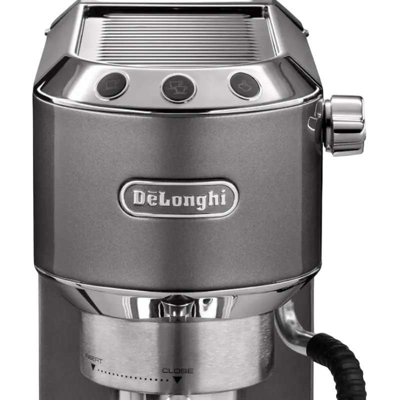 Cafetiera manuala DeLonghi EC885.GY, 1300W, Gri