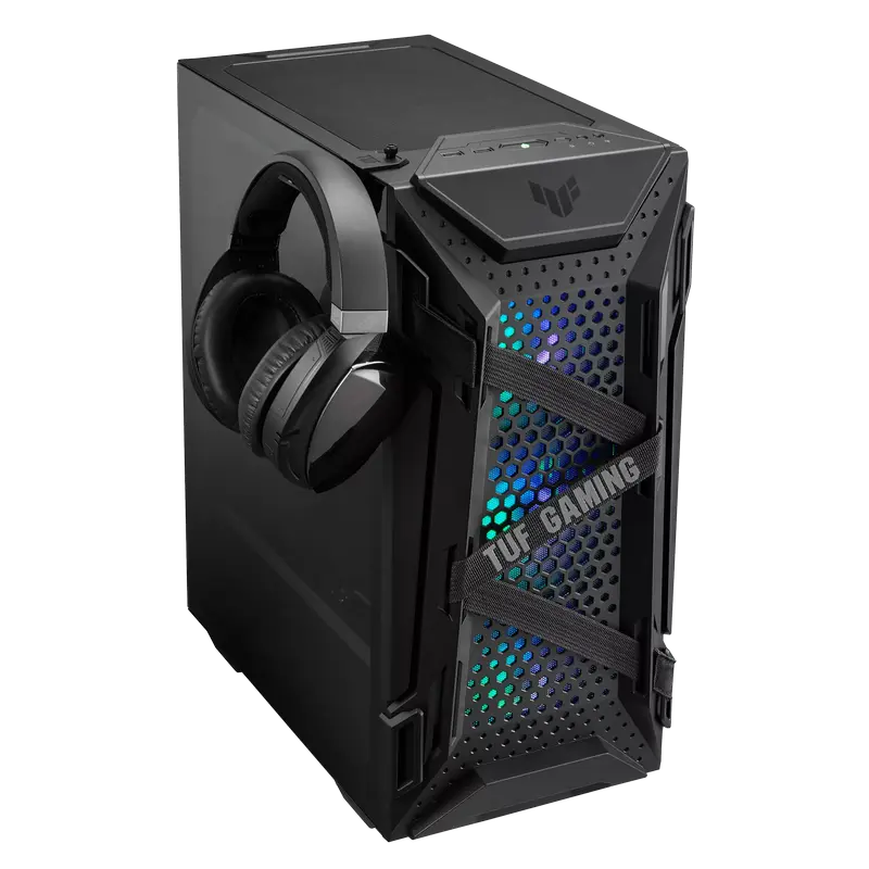 Компьютерный корпус ASUS TUF Gaming GT301, Midi-Tower, Без блока питания, Чёрный