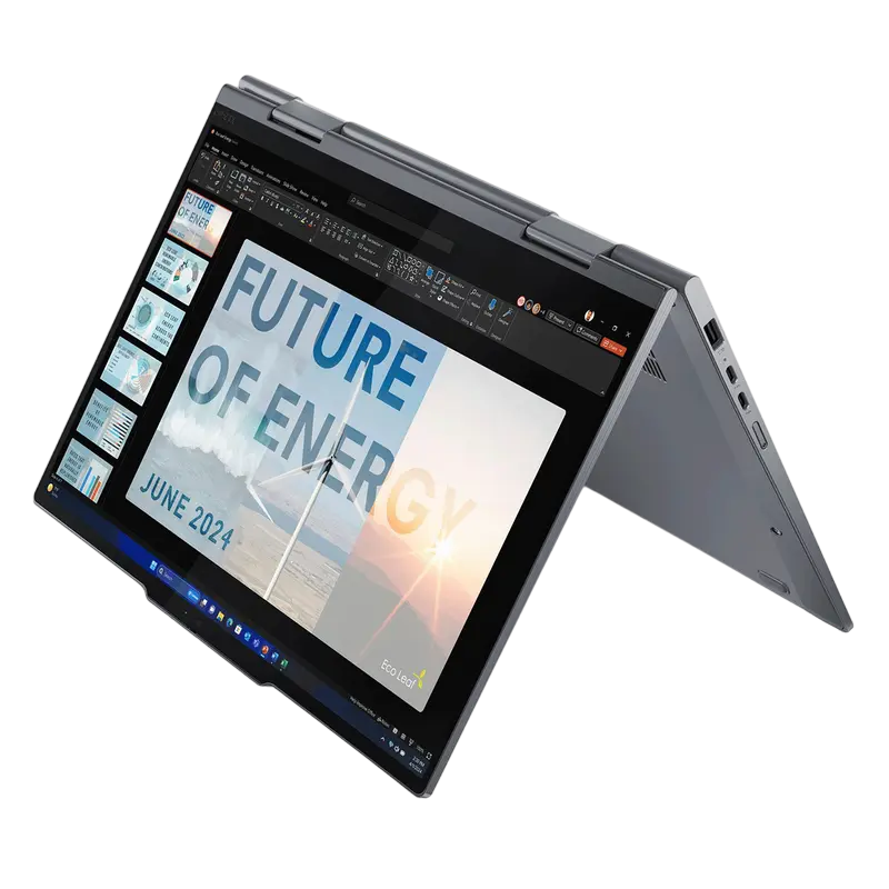 Laptop Business 14" Lenovo ThinkPad X1 2-in-1 Gen 9, Grey, Intel Core Ultra 7 155U, 32GB/1024GB, Windows 11 Pro