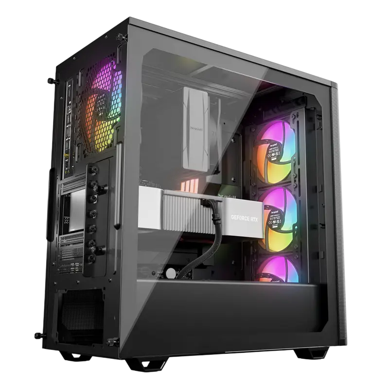 Компьютерный корпус be quiet! Pure Base 501 LX, Midi-Tower, Без блока питания, Чёрный