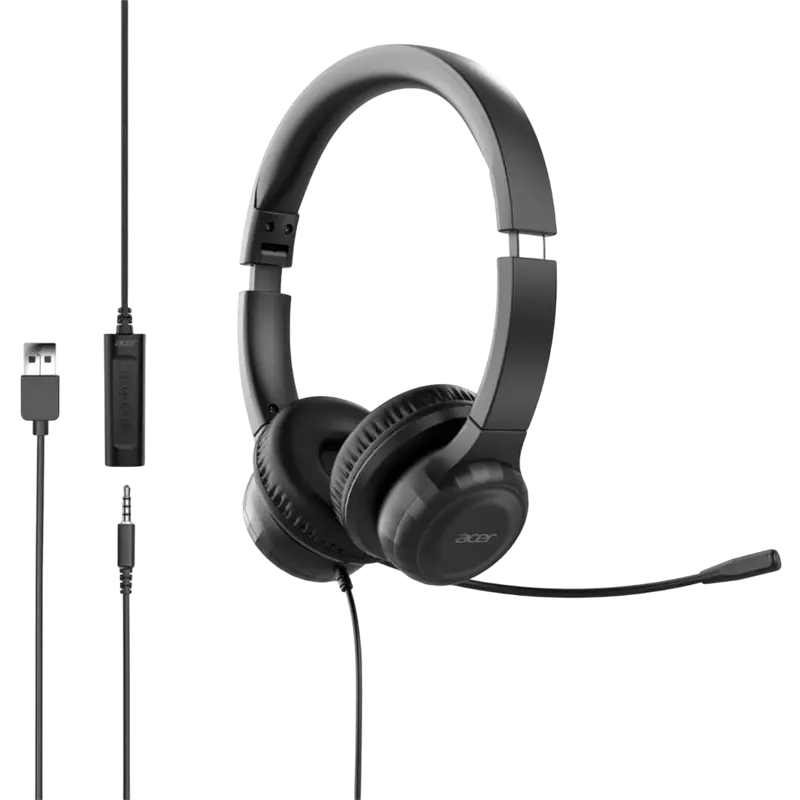 Наушники Acer AHW154, Чёрный