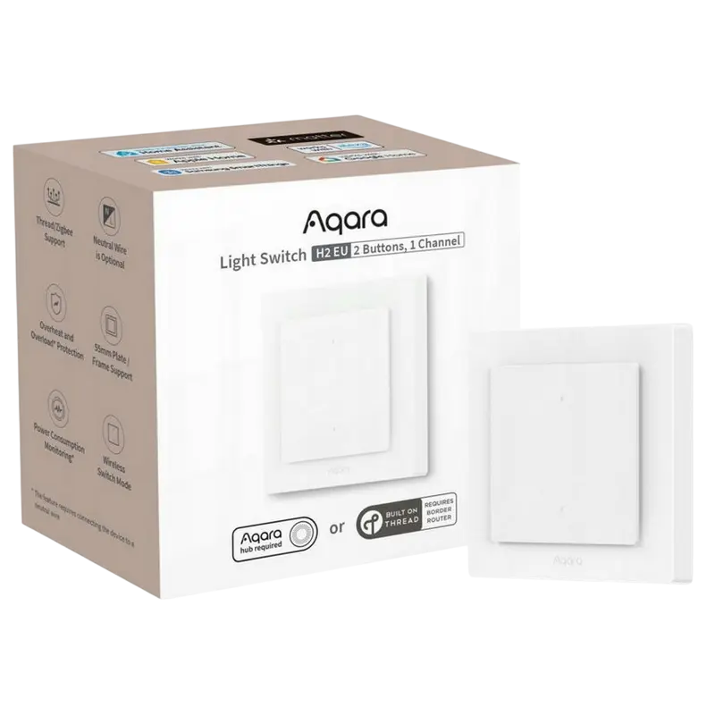 Cumpara  Prize inteligente - Comutator inteligent AQARA Light Switch H2, A..