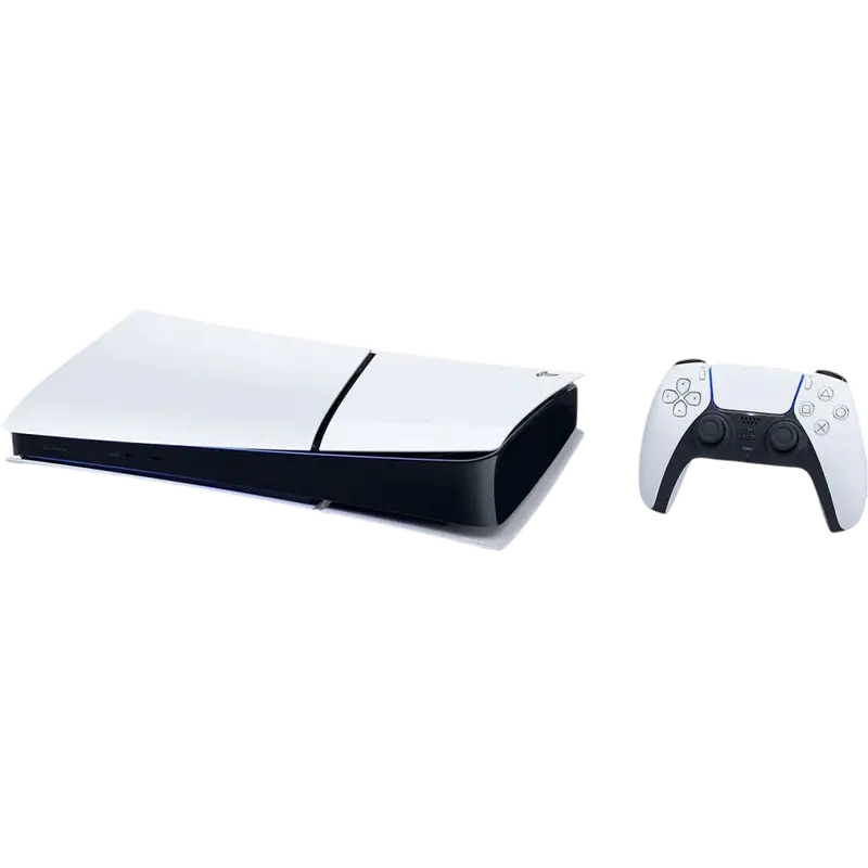 Consola de joc SONY PlayStation 5 Slim Digital Edition 1TB + Fortnite, Alb