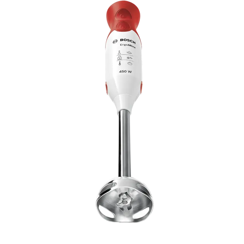 Blender de mână Bosch MSM64110, Alb | Roșu