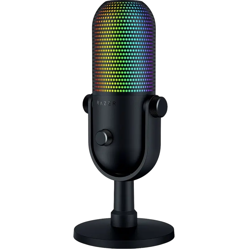 Microfon Gaming Razer Seiren V3 Chroma, Cu fir, Negru