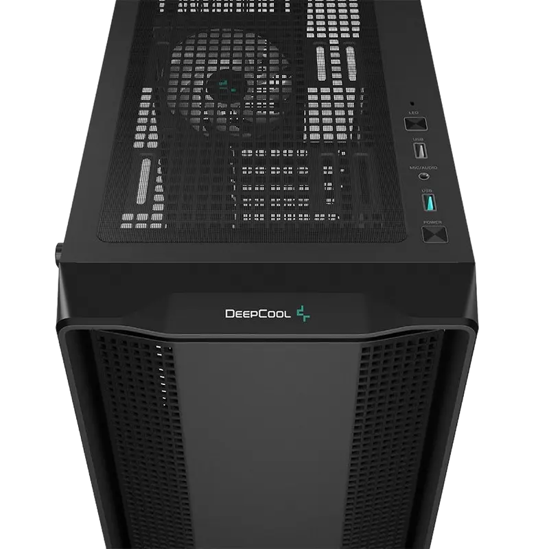 Carcasa PC Deepcool CC560 V2, Full-Tower, fără sursă de alimentare, negru