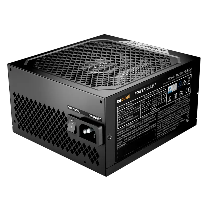 Sursă Alimentare PC be quiet! Power Zone 2, 850W, ATX, Complet modular
