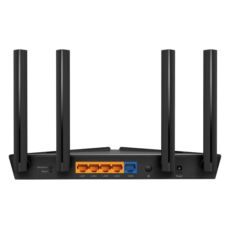 Router fără fir TP-LINK Archer AX1800, Wi-Fi, Negru