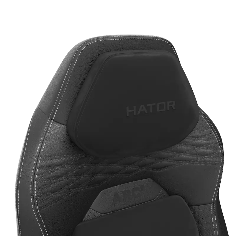Scaun Gaming HATOR Arc 3 S, PU Piele, Negru