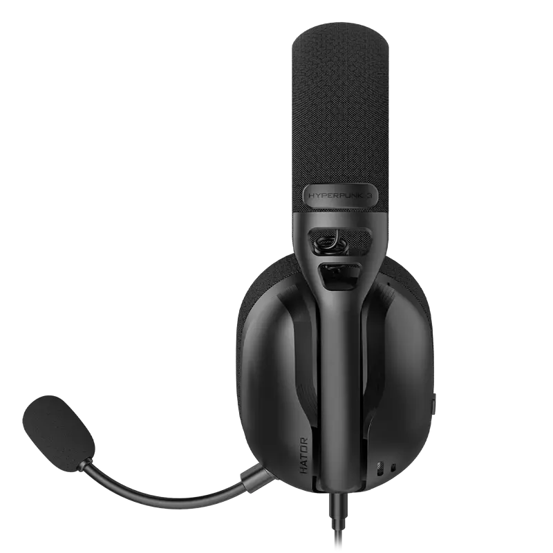 Căști gaming HATOR Hyperpunk 3 ESH01, Cu fir, Negru