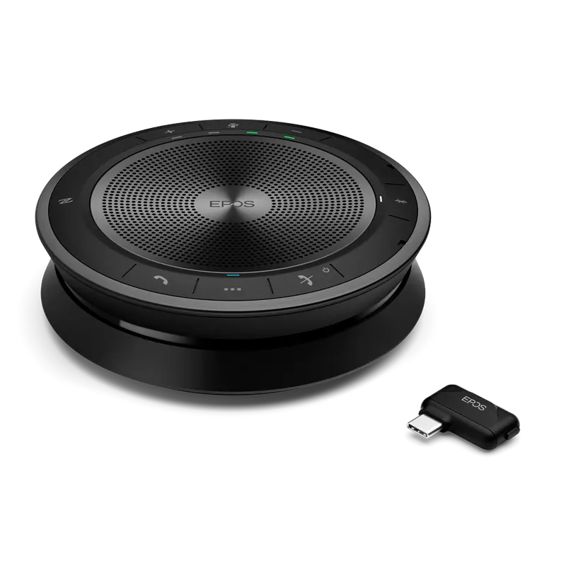 Microfon portabil pentru înregistrare vocală EPOS EXPAND SP 40+, Fără fir/Cu fir, Negru