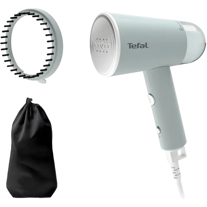 Aparat de călcat vertical cu aburi Tefal DT1034E1, Albastru deschis