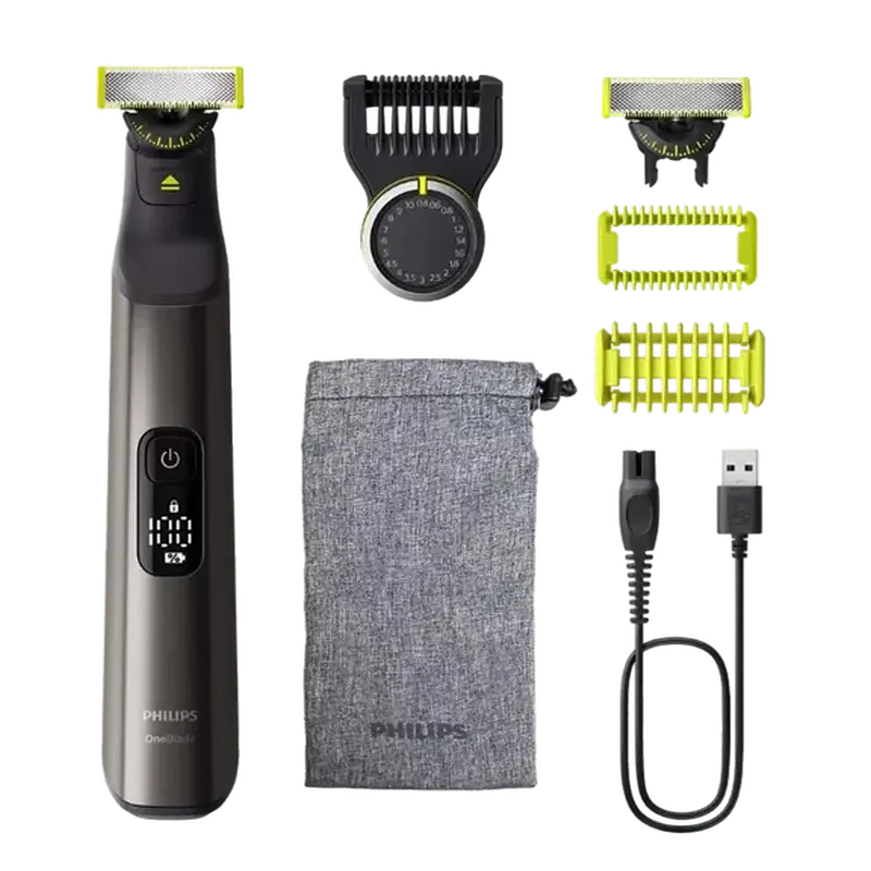 Trimmer pentru bărbați  Philips QP6552/15, Oțel inoxidabil