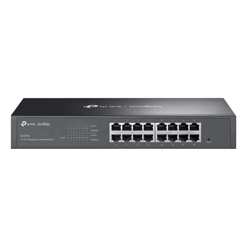 Switch de rețea TP-LINK ES216G, 16x..