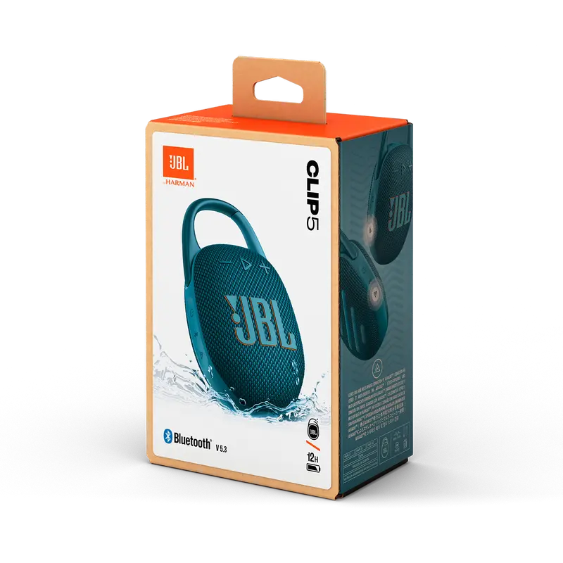 Boxă portabilă JBL Clip 5, Albastru